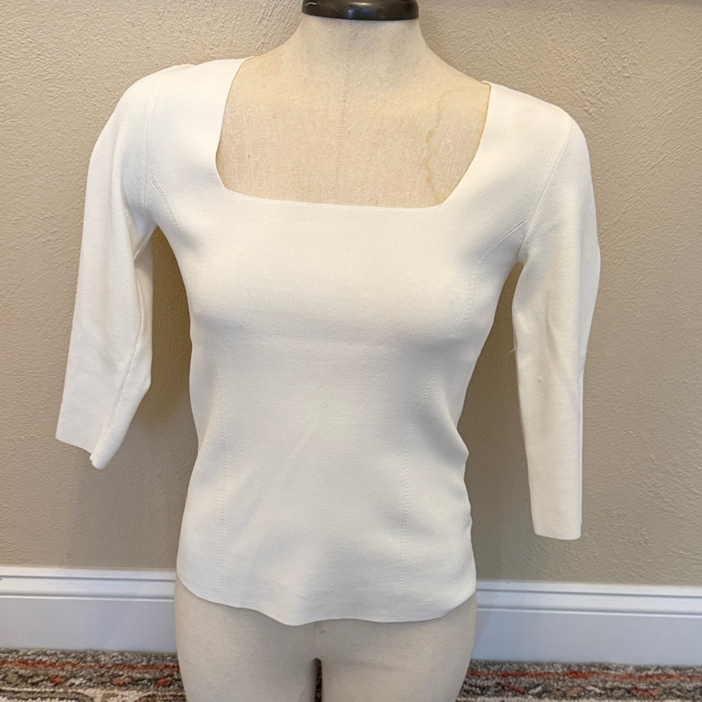 Ted Baker Ivory Textured top small